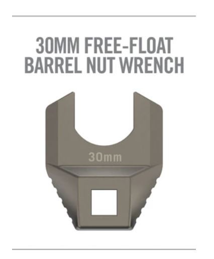 AVMF30BNW Master-Fit 30mm Free-Float Barrel Nut Wr-813119013911