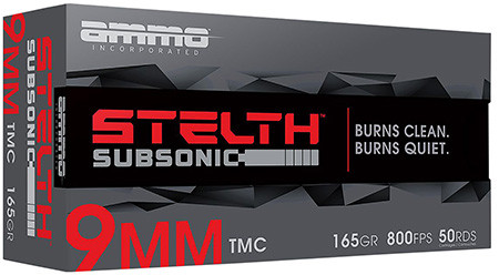 AMMO INC STELTH 9MM 165GR TMC 9165TMC-STL-818778022199