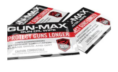 AVGMW25 Gun-Max Gun Oil Wipes - 25 Pack -26-813119014291
