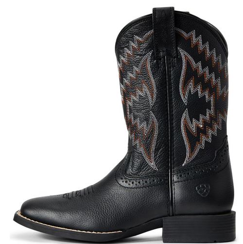 10029627 13 M YTH Tycoon Western Boot BEAR BLACK --192904083521