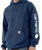 K288-472 XL New Navy Loose Fit Midweight Logo Slee-035481975349
