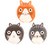 Kidoki Three Cats Juggling Balls-25-612615126404