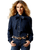 Puff Sleeve Denim Snap Shirt