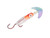 Smile Blade Kokanee Hoochie UV Glo Burst/Orange