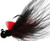 Aerojig Marabou 1/8OZ, Black/Fla