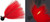 Aero Firefly 1/4 Marabou Jig,Red