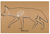 15731 EZ Aim Coyote Corrugated Silhouette - 23 x 3-026509075899