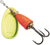 Blue Fox Classic Vibrax - Orange Chartreuse Candyback, 1/4 oz.