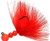 Beau Smj Marabou Jig 1/4,Flame/R