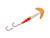 Mack's Lure Double Whammy Kokanee Pro - Orange Silver Tiger/Glow/Fire Orange, Size 6