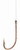 Eagle Claw Lazer Sharp Baitholder Snell Hooks - Size 8