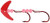 DW Sockeye Pro 1/0 Ht Pnk Spkl/Glo Pnk
