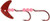 DW Sockeye Pro 1/0 Red Scl/Glo Fr Org