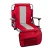 Stansport Tubular Frame Folding Stadium Seat with Arms - Red/Tan