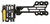 Trophy Ridge Fatal 3 Bow Sight - .019 Pins