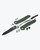 Benchmade Auto Osborne - Green Aluminum, Reverse Tanto (9400BK)