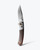 Benchmade Mini Crooked River - Gray Aluminum & Wood, Clip-point