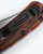 Benchmade Crooked River - Gray Aluminum & Wood, Clip-point