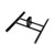Allen Steel Target Stand Base, For 2 x 4 Lumber, Black