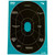 Allen Adhesive Splash Reactive Paper Shooting Targets, Handgun Trainer, 12"W x 18"H, 5-Pack, Black/Teal