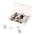 Allen Reflective Trail Marking Tacks, 50-Pack, White