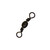Eagle Claw Barrel Swivels - Black, 12, Standard