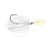 Strike King Thunder Cricket Vibrating Swim Jig - 204 - White, Gold, 3/8oz