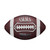 Wilson Omega Game Football - Brown, Official, Inflated Bulk