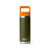 YETI Rambler® 18 oz Water Bottle (straw cap) - Olive/King Crab Orange