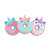 Ooly Magic Bakery Unicorn Donuts Scented Erasers - Set of 3