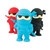 Ooly Ninja Erasers - Set of 3