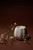 Paddywax Flaming Pumpkin - White Metallic Pumpkin Candle
