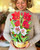 Fresh Cut Paper Christmas Scarlet Amaryllis