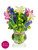 Fresh Cut Paper Lilies & Lupines