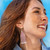 ink+alloy Lexie Game Day Horizontal Stripes Beaded Fringe Earrings Maroon and White