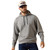 Ariat Men's Embossed Logo Hoodie - Grey Heather