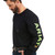 Ariat Men's Rebar Workman Logo T-Shirt - Black/Lime