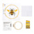 Kikkerland Bee Minicross Stitch Embroiderykit