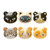 Kikkerland Cat Bag Clips s/6