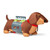 Kikkerland Zip & Flip Dachshund Pillow