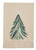 TREE WHITE XMAS PAINTED TOWEL-718540946343
