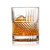 Viski Revolve Crystal Spinning Rocks Glass