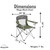 Alpine Mountain Gear Mega Mesh Chair/Rustic Green
