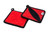 Lodge Cast Iron Red Silicone and Fabric Potholder / Trivet
