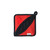 Lodge Cast Iron Red Silicone and Fabric Potholder / Trivet