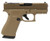 Glock 43X MOS Tan 9mm PX435Z201FRMOSK-764503066696