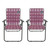Caddis Sports Red Retro Camp Chair - Red/Blue
