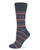 Wise Blend Ladies Merino Wool Blend Floral Frost Socks 1 Pair - Charcoal