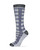 Wise Blend Ladies Merino Wool Blend Plaid Socks 1 Pair - Grey