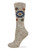 Wise Blend Aztec Starburst Crew Socks 1 Pair - Tan